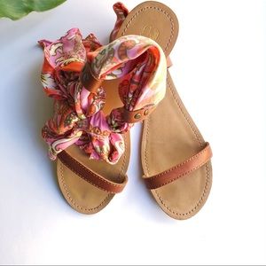 VS Goddess Scarf Wrap Sandals
